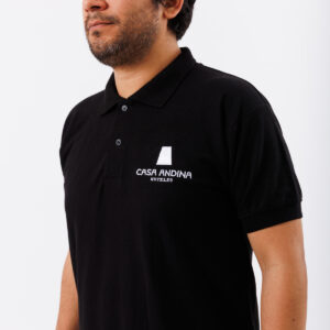 polo-pique-manga-corta-negro